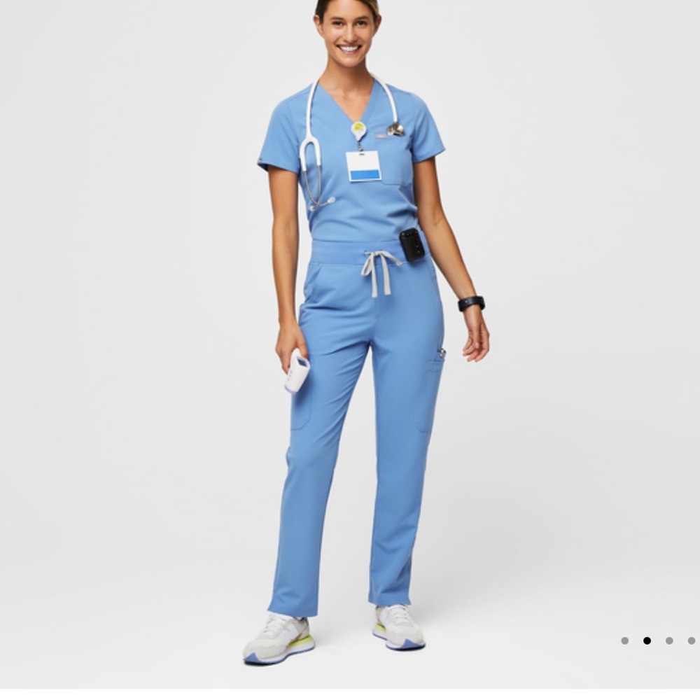 FIGS SCRUB SET PACIFIC BLUE